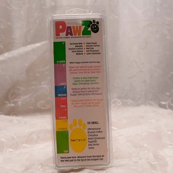 Dog Toy, Slip on Shoes Boots, Rain XX Small Plus Kong Treat Toy Small - Picture 2 of 3